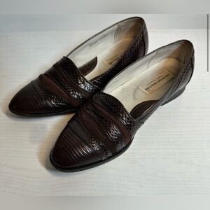 Giorgio Brutini Private Collection Men's Plain Toe Genuine Reptile SZ9.5M 931082